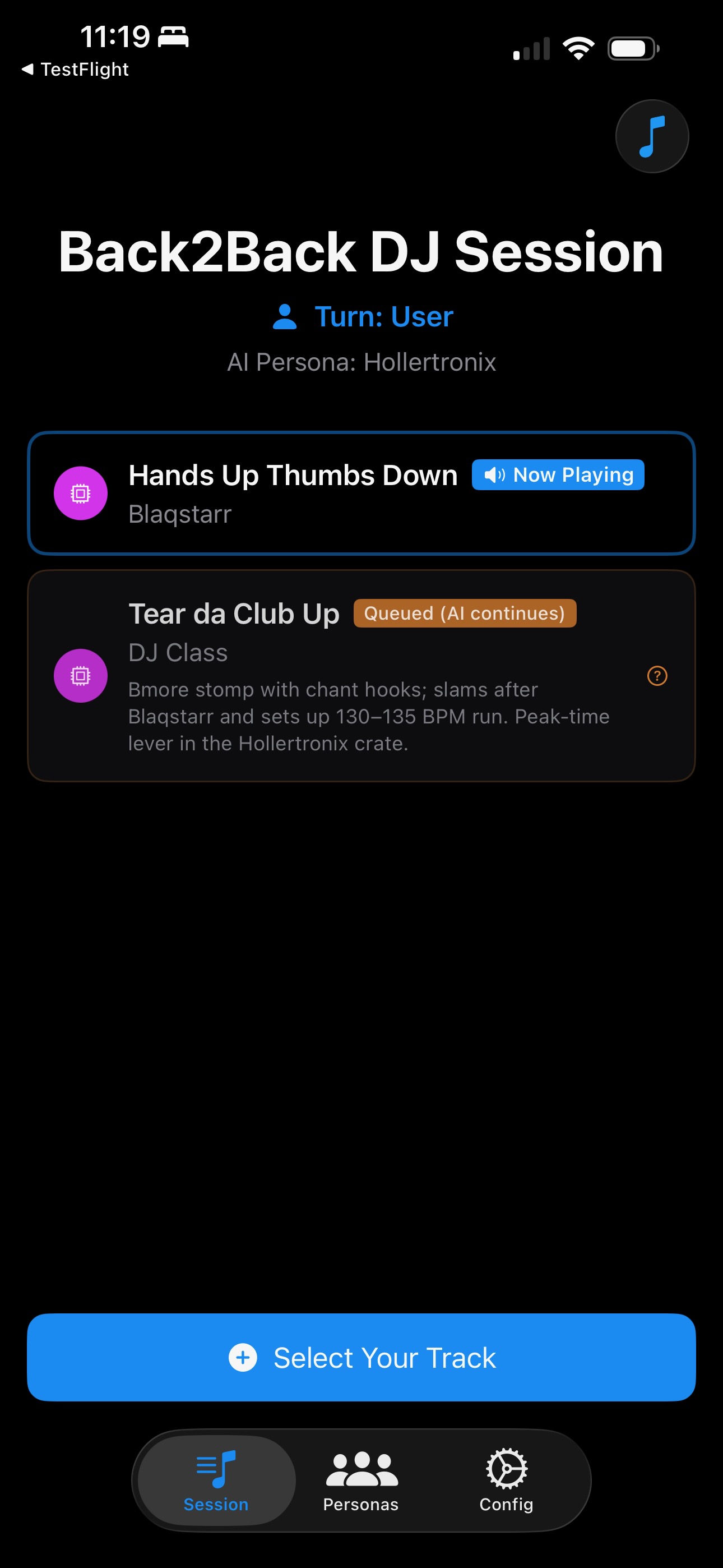 Back2Back DJ Screenshot